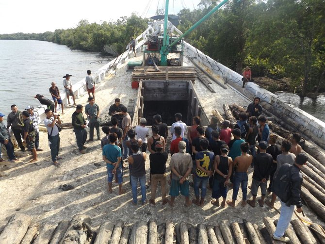 penyelundupan kayu kalimantan