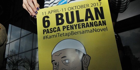 6 Bulan kasus Novel Baswedan mandek, KPK sebut 'jadi ancaman bagi kita semua'