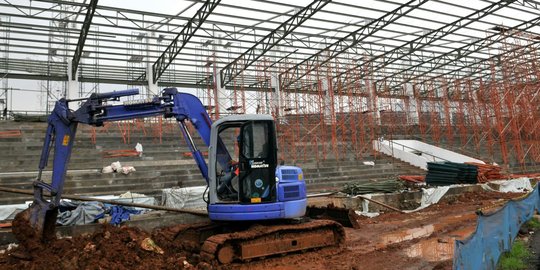 Intip perkembangan renovasi Stadion Madya Senayan untuk Asian Games 2018