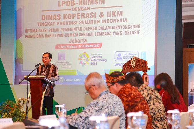 rapat koordinasi kerja sama program penyaluran pembiayaan dana bergulir lpdb kumkm dengan pemerintah daerah di jakarta