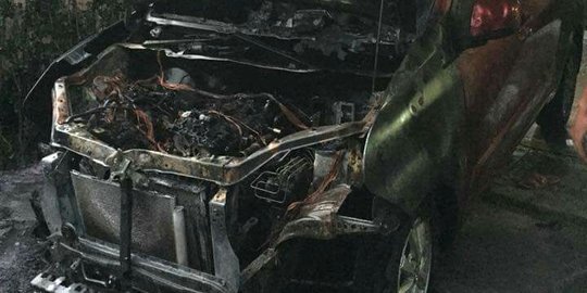 Mobil tokoh adat Riau dibakar, ditemukan korek api di lokasi