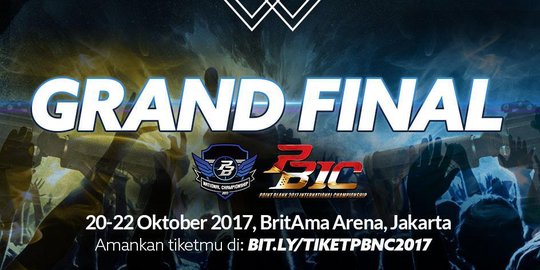 Grand Final PBNC 2017 akan jadi sejarah baru Esports 