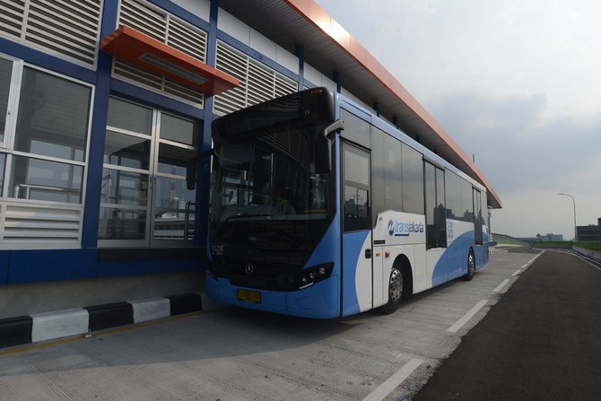 uji coba transjakarta koridor tendean ciledug