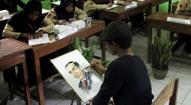 siswa smp di cilacap tulis surat untuk jokowi