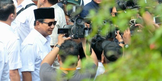 Puji sistem Sipol, Prabowo sebut merupakan kemajuan administrasi