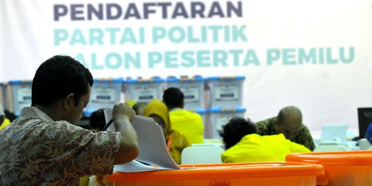 Hari ini, empat partai baru akan daftar ke KPU