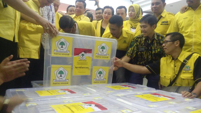 golkar daftar pemilu ke kpu