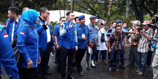 Ibas dan Sekjen pimpin pendaftaran Partai Demokrat ke KPU