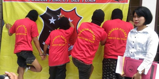 Kabur saat disergap, empat maling motor didor polisi