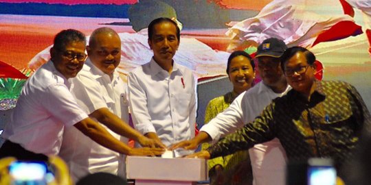 Presiden Jokowi resmikan tol pertama di Sumsel sepanjang 7,8 km