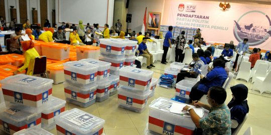 Parpol pendaftar Pemilu 2019 lebih sedikit dibanding 2014