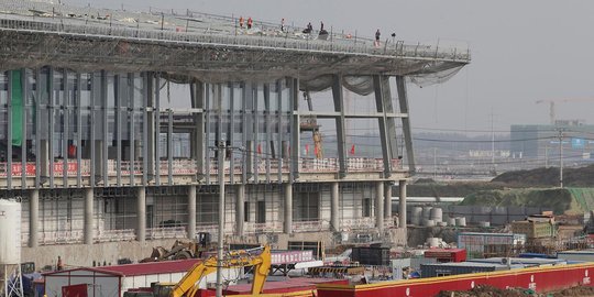 Mengintip pembangunan Daxing Airport, bandara terbesar di dunia