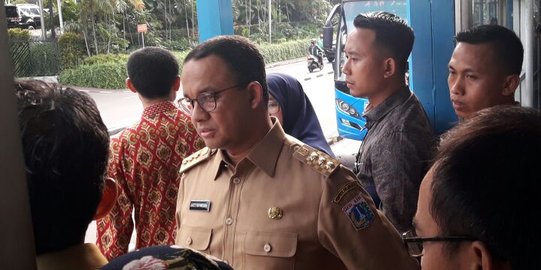 Gubernur Anies no comment soal laporan pidato 'pribumi' ke Polda Metro