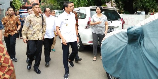 Pakai sepatu kets, Sandiaga tak tahu langgar aturan