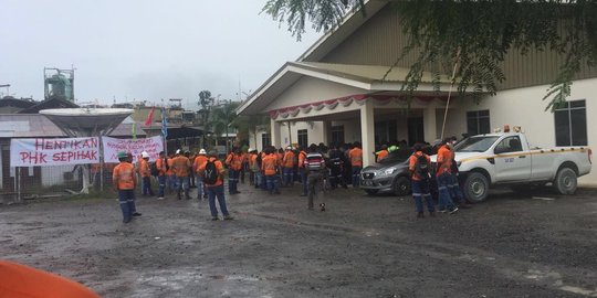 Puluhan pekerja tambang perusahaan Australia di Halmahera Utara kena PHK