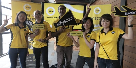 Scoot luncurkan penjualan tiket rute baru Palembang-Singapura