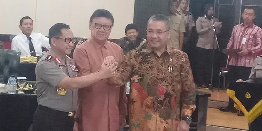 Kapolri, Mendes dan Mendagri teken MoU terkait pengawasan dana desa