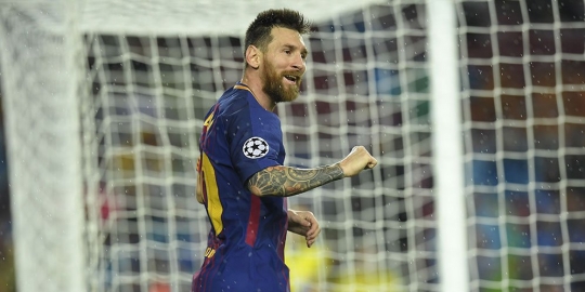 Video: Messi kedapatan makan doping saat melawan Olympiakos?