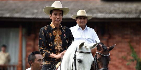 Ketua MPR: Pertandingan menegangkan Prabowo & Jokowi berakhir di atas kuda