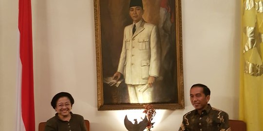 Bertemu di Istana Batutulis, Jokowi-Megawati makan sayur kegemaran Bung Karno