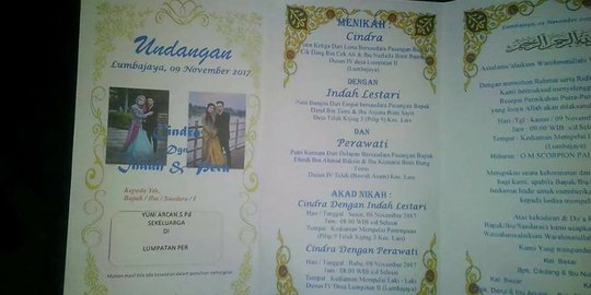 Resepsi pernikahan pria nikahi 2 gadis sekaligus dihibur Scorpion