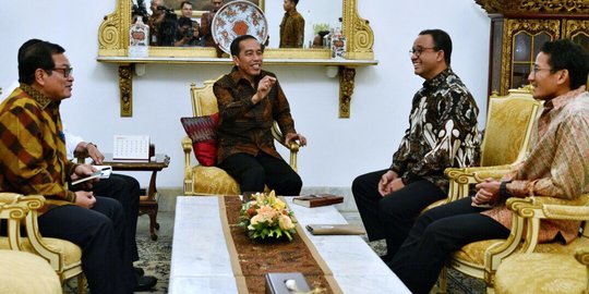 Sudah bertemu Jokowi dan JK, Anies sebut tak ada yang bicara reklamasi