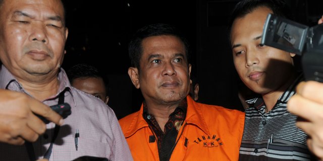 Usai ditetapkan tersangka, Bupati Nganjuk mendekam di rutan KPK