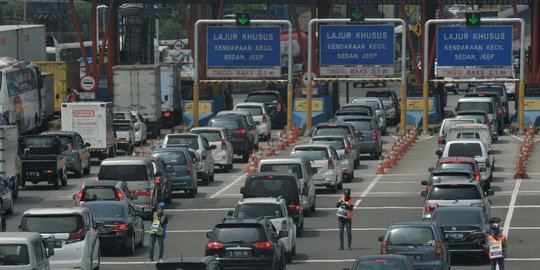 24 Oktober 2017, transaksi non-tunai di jalan tol capai 91 persen