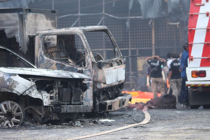 lokasi gudang petasan yang meledak di kosambi