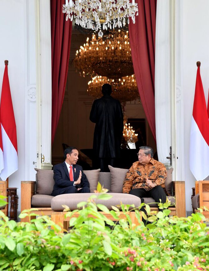 sby bertemu jokowi di istana