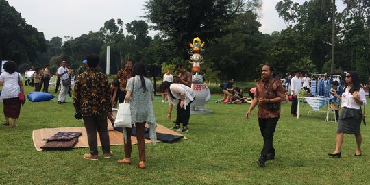 Uniknya perayaan upacara Sumpah Pemuda di Istana Bogor 