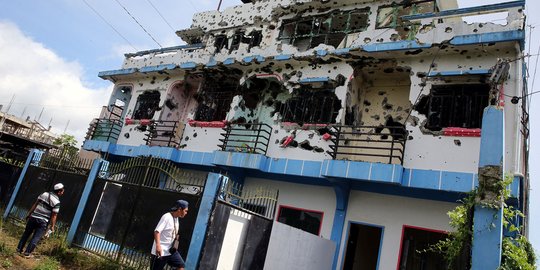 Menelusuri bekas markas pemimpin ISIS di Marawi