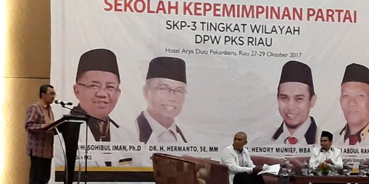 Hadir di acara PKS, Bupati Siak beberkan visi misi sebagai cagub Riau