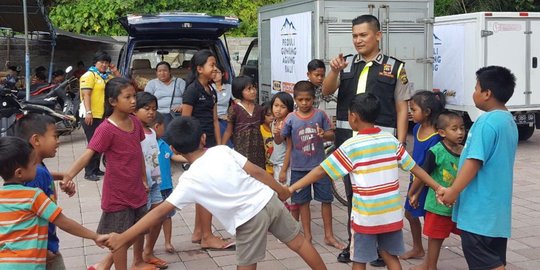 Bupati Tabanan beri seekor babi ke seluruh posko pengungsi 