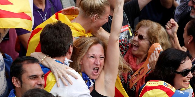Ini suara warga Catalan yang menolak kemerdekaan Catalonia