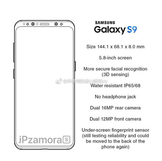 bocoran samsung galaxy s9