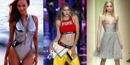 Kata siapa supermodel tak pernah bermasalah dengan berat badan? 5 wanita ini buktinya
