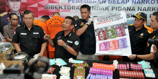 Bareskrim bongkar kasus liquid vape mengandung narkoba