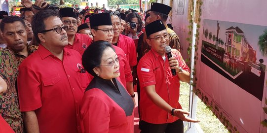 Megawati resmikan pembangunan gedung serba guna di DPD PDIP Banten
