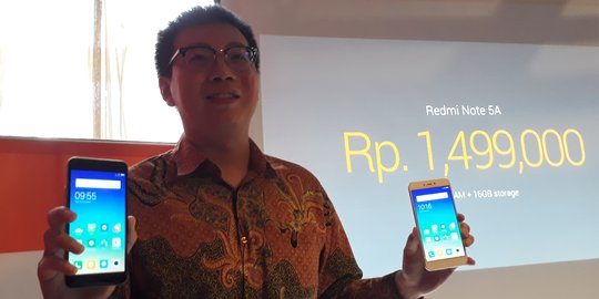 Masuk Indonesia, Redmi Note 5A dibanderol harga Rp 1.5 juta