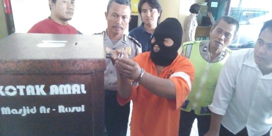 Pergi ke musala, pemuda pengangguran di Depok bongkar kotak amal