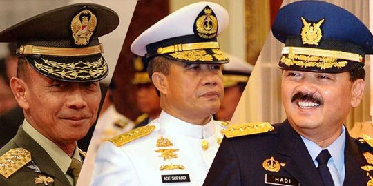 Ini sosok 3 Jenderal calon pengganti Panglima TNI Gatot Nurmantyo