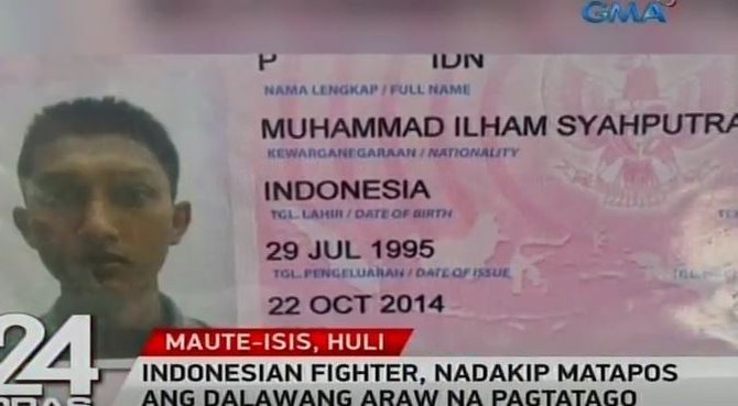 militan indonesia ditangkap di marawi