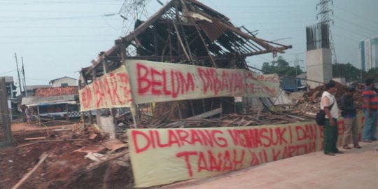 Di Tol Becakayu, Jokowi diprotes warga karena masalah 