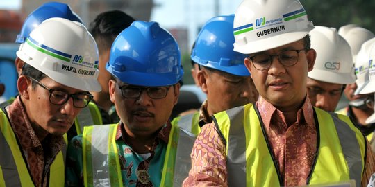 Curhat Anies-Sandi banyak sengkarut di sejumlah proyek peninggalan pemimpin dahulu