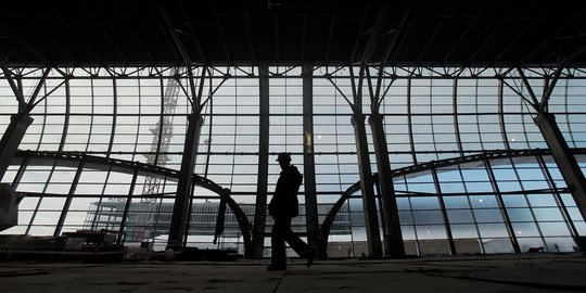 Megahnya terminal baru di bandara terbesar Rusia