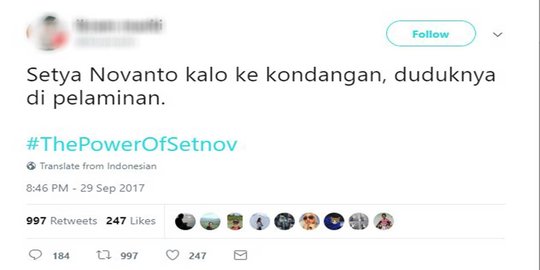 Setnov diminta tak tipis kuping jika warganet bikin meme