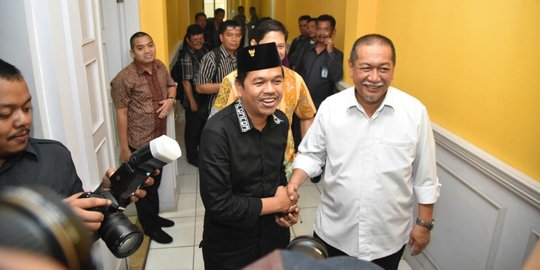 Bertemu di DPD Golkar, Demiz & Dedi Mulyadi guyon bikin film Pacar Ketinggalan Kereta