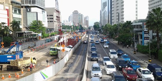 Dirlantas Polda Metro sebut larangan motor di Thamrin bagus, kurangi kemacetan