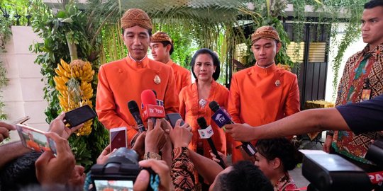 Jawaban Jokowi tanggapi kritik Fahri Hamzah soal pernikahan puterinya